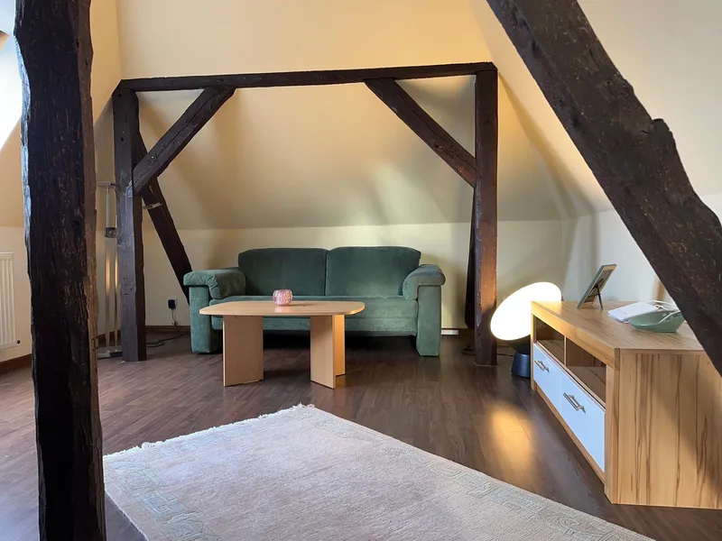 möblierte Dachgeschosswohnung mit Balkonfenster — photo 1